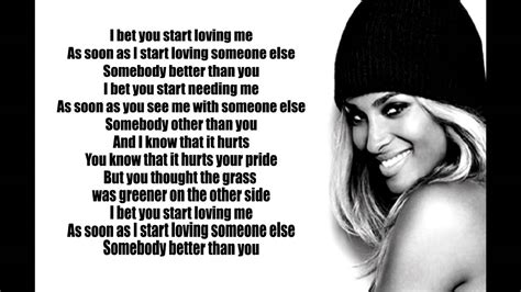 lyrics ciara i bet <unknown>